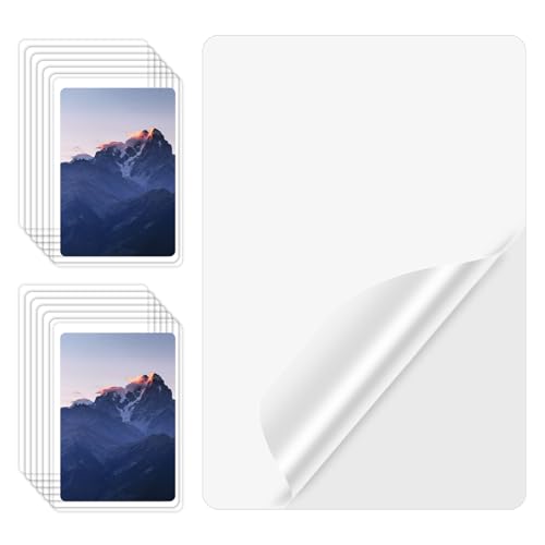 100Pcs Index Card Laminating Pouches 4x6 File Card Laminating Pouches Thermal Laminating Sheets Business Card Laminating Pouches for Work Permits Pass Cards Student ID Cards, 5 Mil