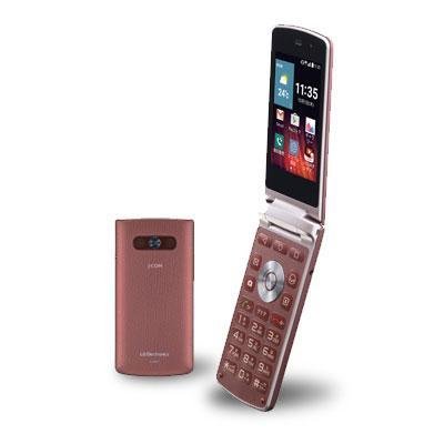 LGdq LG Wine Smart LGS01 WINE RED yJ:COM MOBILE SIMt[z