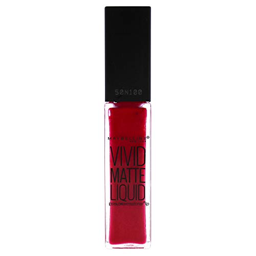 Maybelline New York Color Sensational Vivid Matte Liquid Lipstick, Fuchsia Ecstasy, 0.26 fl. oz.