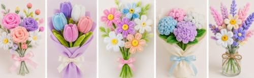 Image of Premium 100 Pcs Pipe Cleaners for DIY Craft Flowers Bouquet Fuzzy Chenille Stems & Fluffy Sticks for Arts & Crafts, Creative School Projects, Kids Craft Supplies, Home & Party Decor (Pastel Colours)