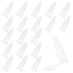 Excellent material: test tubes with lids are made of high-quality reusable PP material, the connection between the lid and the tube is not easy to break, and the inner and outer walls are smooth, which is durable. Easy to use: the inner wall of centr...
