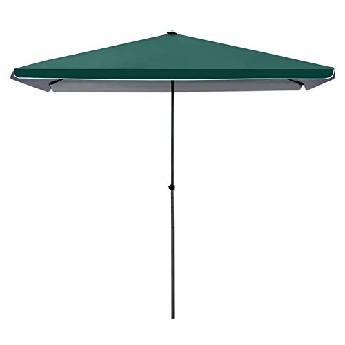 Parasol rojo ajustable contra el sol y viento 2.2M | Sombrilla portátil de playa
