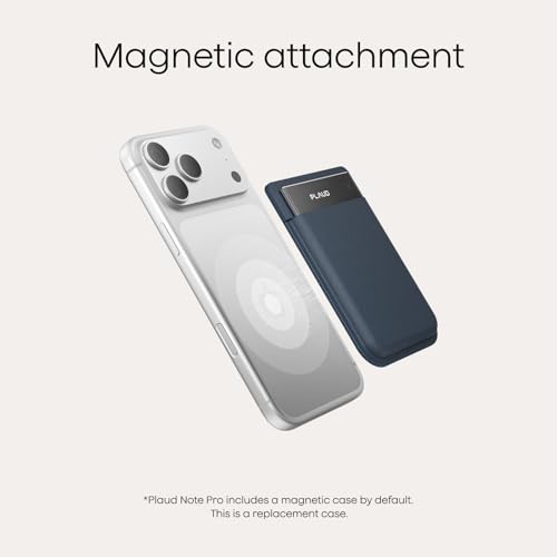 Image of Plaud Note Pro AI Voice Recorder + Extra Magnetic Case Bundle, App Control, AI Transcription & Summaries, Ultra-Slim Recorder with InstantView Display