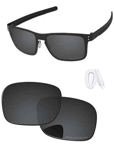 Image of Replacement Lenses & Nose Pieces for Oakley Holbrook Metal OO4123 55mm - Precision Fit, UV Block & Impact Resistant