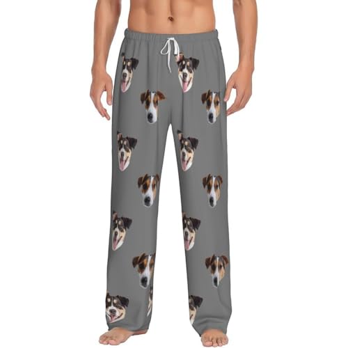 Personalized Pajama Pants with Face Custom Design Your Funny Photo Logo Pictures Christmas Birthday Gift for Men