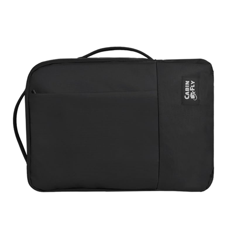 Bellanca 40x30x15 Bagaglio A Mano Zaino da Viaggio KLM Air France Finnair SAS TAP British Airways Iberia Pegasus Smartwings 40x30x15cm… (Nero-Espandibile)