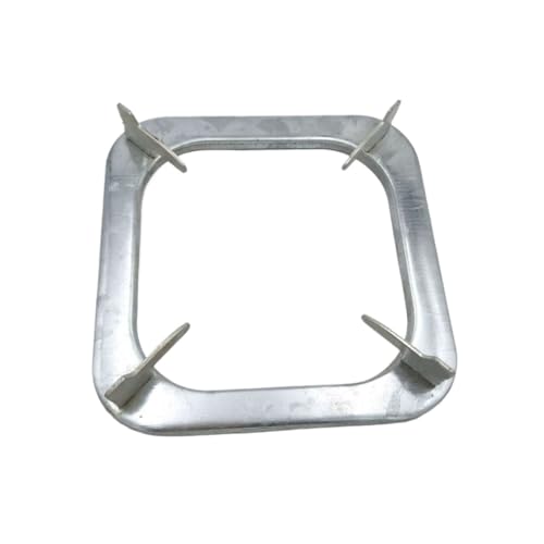Accessoires de poêle à gaz blanc avec support carré pour éliminer les basculements - 2