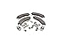 GM Genuine Parts 171-833 Front Disc Brake Pad Set with Clips and Bolts