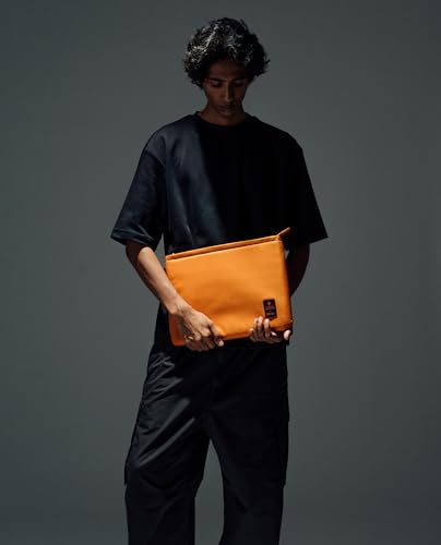 Image of DailyObjects Solid Skipper Sleeve | Stylish Durable Poly Cotton Canvas Material for Laptops & iPads | Zip Closure & Soft Cotton Inner Lining with Printed Slip Pockets