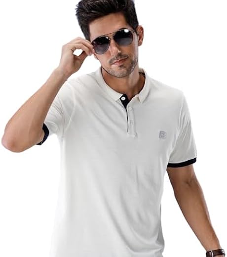 WROGN Men's Pure Cotton Polo T Shirt | Solid | Regular Fit