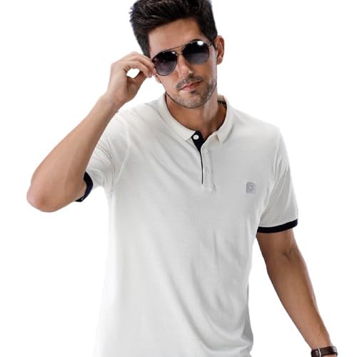 WROGN Men's Pure Cotton Polo T Shirt | Solid | Regular Fit