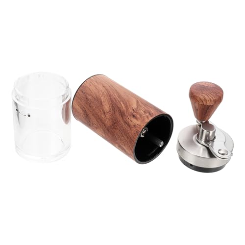 LAPYAPPE 手動コーヒーミル 家用 ポータブル 木目調デザイン 耐久性 携帯便利 キッチン オフィス アウトドアキャンプ対応