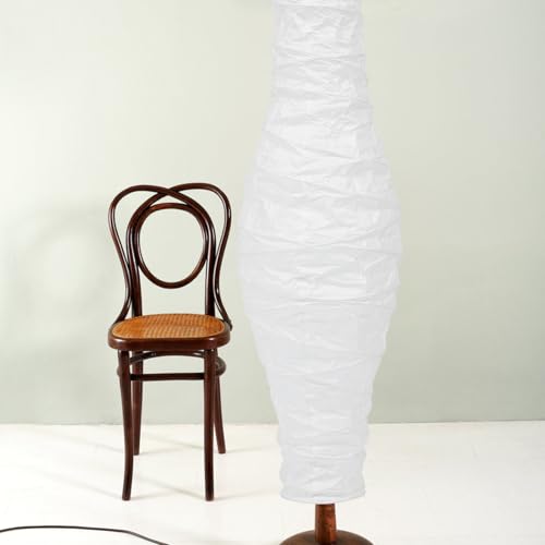 HEALEEP -jour Facile à Installer pour Lampadaire en Papier Blanc Style Nordique Simple, Structure Stable pour Salon ou Détente – vue 6