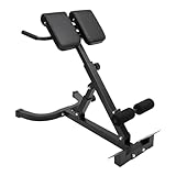 Multi-Functional Back Extension Roman Chair for Full All-in-One Body and Core Workout, Adjustable Tilt Angles Foldable Bench, Ab Sit up Bench for Home Gym Fitness