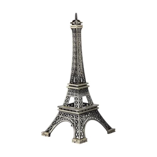 Cyrank Tour Eiffel, Statue de la Tour Eiffel en Métal Décor en Alliage De Zinc Paris Tour Eiffel Figurine De Collection Réplique de la Tour Eiffel...