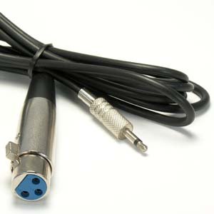 InstallerParts 6Ft XLR Female to 3.5mmm Stereo Male Cable -Can Be Used with Microphone Cables, Audio Interfaces, PA Applications and More!