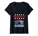 Slogan Clavicord parfait pour les amateurs de clavicord Ce graphisme rétro patriotique avec un dicton amusant pour les enseignants de Clavicord est un costume de clavicord simple, simple. Vous aimez Clavicord ? Excellent équipement de clavicord ou accessoire de clavicord