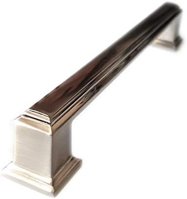 Set of 6 Art Deco Style Handles in Brushed Satin Nickel Finish – Boss ...