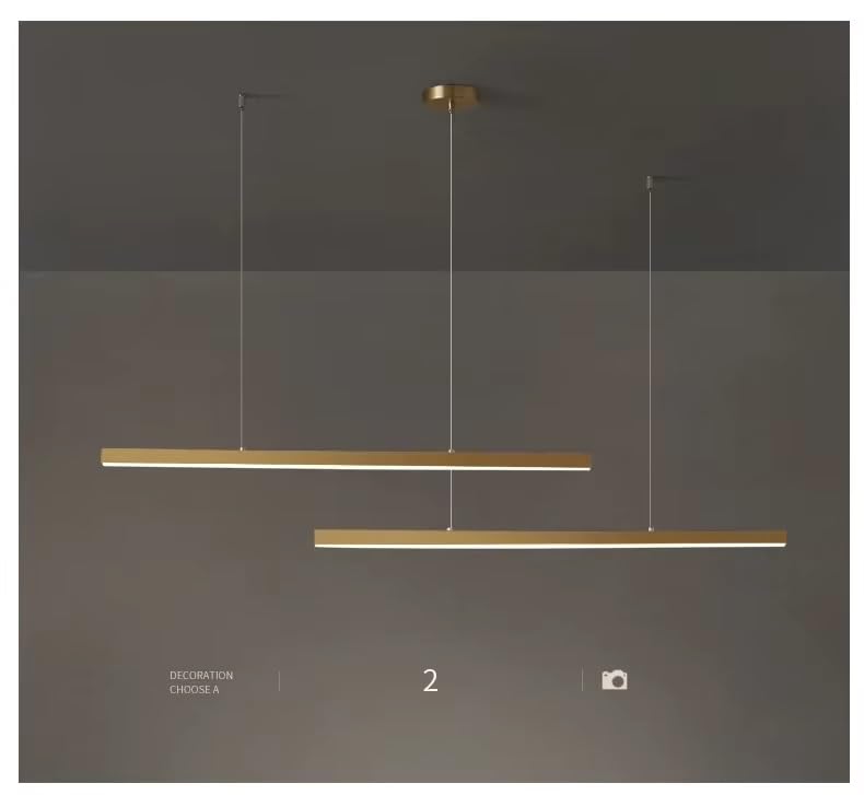 Lampadario Moderno in Ottone, Lampada a Sospensione Moderna e Semplice per Tavolo da Pranzo di Ristorante, luci a LED per Ufficio, lampade di Design a Sospensione, Illuminazione PE