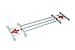 Camco RV Screen Door Push Bar | Adjustable from 20 to 32-inches | Adds Strength and Stability to RV Screen Door | (43977)