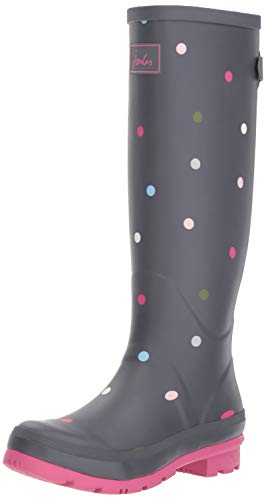 Tom Joule Wellyprint Botas de agua Mujer, Grau (Grey Multi Spot Grymspt),...
