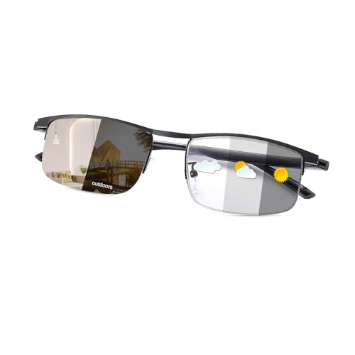 Image of Photochromic Blue Light Blocking Glasses UV400 Anti Eyestrain Computer Gaming Blue Light Screen Blocker Glasses Clear Lens Anti Glare Eye Protection Eyewear for Men Women