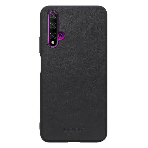 LOOF BASIC-SHELL �{�v ���U�[ �X�}�z�P�[�X for HUAWEI nova 5T �p �P�[�X �J�o�[ �w�ʃP�[�X �X�g���b�v�z�[�� �V�F�� ���^ Leather [�u���b�N]