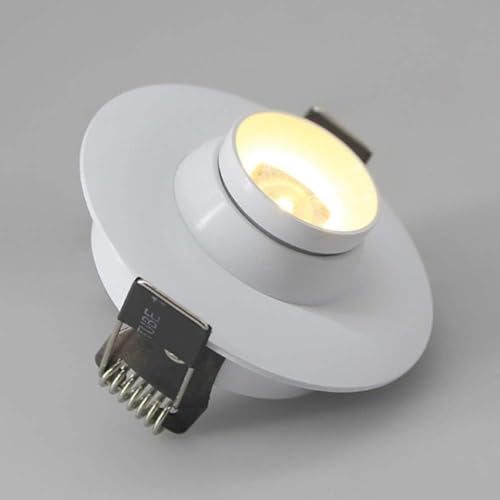 Focos empotrables de 330 LM que eliminan sombras en vitrinas con luz ajustable 3W 5