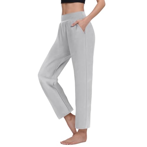 Pantalon fluide femme coupe droite agréable à porter pour masquer les imperfections