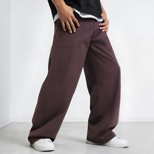 Pantalones vaqueros para hombre de corte recto en color liso 2