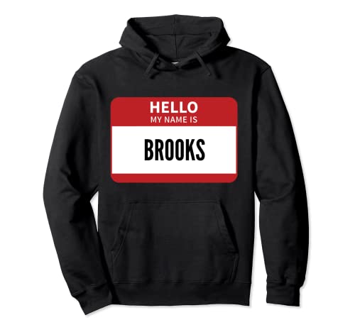 Brooks Name Tag sweat capuche homme et femme style streetwear confortable