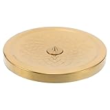 TOKIDNY Gyroskopischer Weindekanterhalter mit Edelstahlfuß und Geprägtem Muster Schnellbelüfter für Dekanter Einhandbedienung Goldfarbener Weinständer für Zuhause und Party