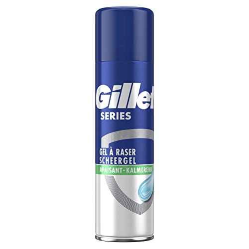 Gillette Series Gel à Raser Homme, Peaux Sensibles 200ml