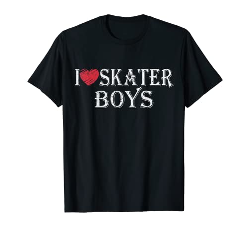 Me encantan los chicos patinadores Camiseta