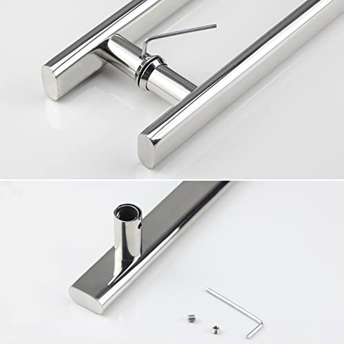 Barre d'appui de remplacement douche en acier inoxydable rigide de 500mm - 6