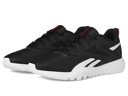 Reebok Sneaker Flexagon Energy TR 4 da Uomo, Nero/Calzature Bianco/Rosso Energia, 41 EU