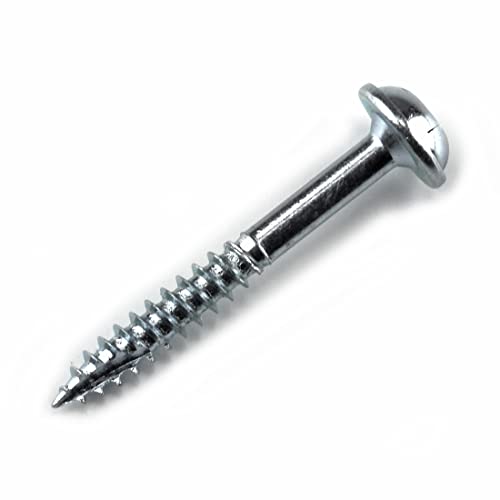Kreg Zinc Pocket-Hole Screws - SML-F125-1200 - 1-1/4 Inch - Fine Thread - Maxi-Loc Head - Indoor - 1200 Count by Kreg - Image 2