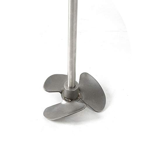 5 Gallon Air Agitator Blender Stirrer, Platform Type Drill Paint Stirring Machine Automatic Pneumatic Paint Mixer Machine W/Stainless Steel Blade For Paint Coating Materials Viscous Liquid Ink #TOP5