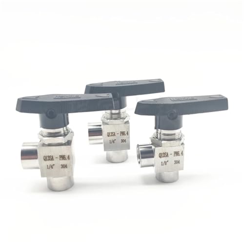 Válvula de bola de acero inoxidable de alta resistencia y diseño angular 3