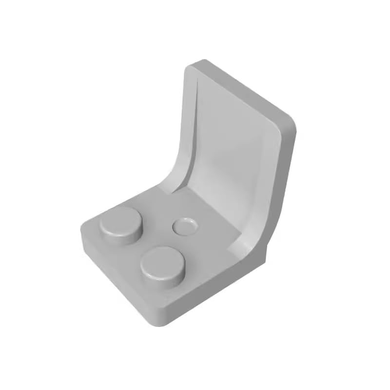 4079 Seat/Chair 2X2 50 Pieces High-Precision MOC Building Bricks Replacement Parts Compatible with Lego bricks GDS-1308 Light Bluish Gray — image 1