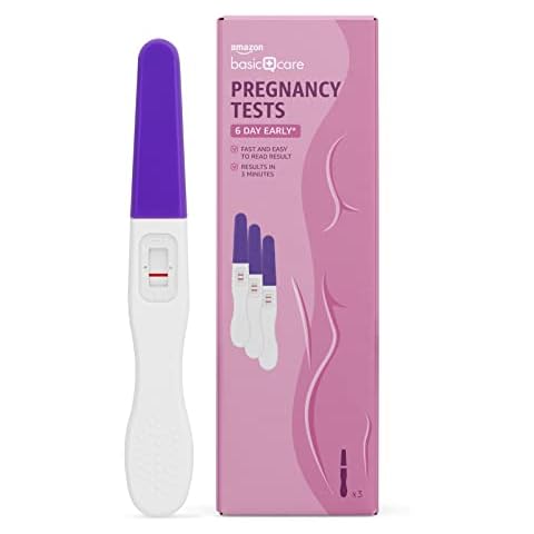 Tests de grossesse Amazon Basic Care (pack de 3) Cover