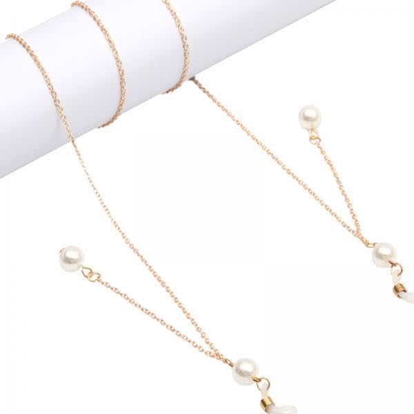 THE STYLE SUTRA 2xMetal Eyeglass Chain Mask Rope Cord Necklace for Women Girls (70cm) Pearl Pendant-picture-11