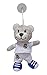 Real Madrid M-02-RM Peluche Osito con Ventosa, 17 cm