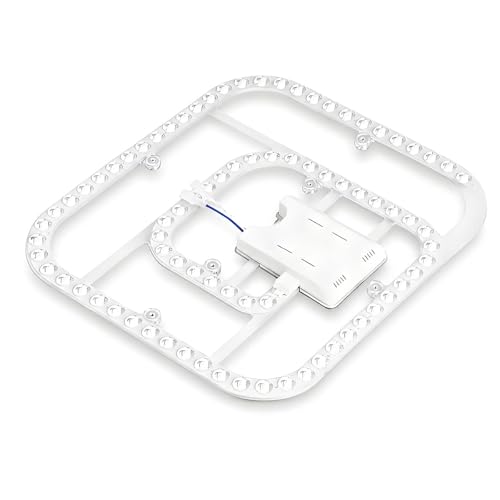 MEGALUZ RLR36W01 Repuesto LED para Ventilador de Techo con Luz, Kit de Luz LED 36W 3600 lm, 3000K/4000K/6500K, Compatible con Modelos Seleccionados