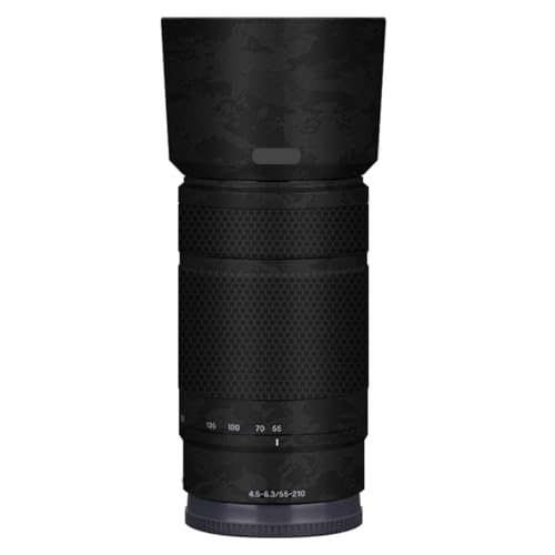 Autocollant Sony E 55-210mm F4.5-6.3 pour photo de nature et voyage Knight Black