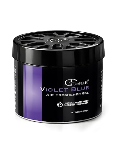 Image of Blue Voilet Gel Car Perfume - Lavender Violet Freshness | Long-Lasting 45 Days | Luxury Gel Car Air Freshener