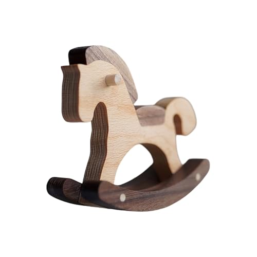 Stibtmr Caballito De Balancín De Madera