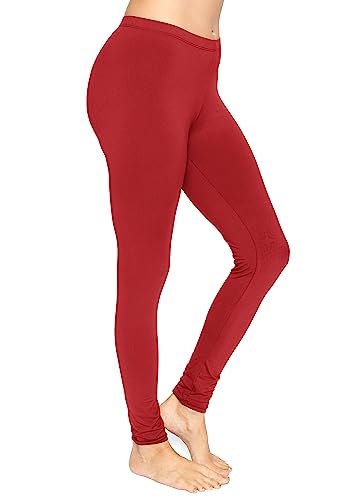 Image of STRETCH IS COMFORT Cotton Capri Leggings, Knee Length Pants, Plus Size | Soft pull-on comfort, lightweight summer feel, ankle option, casual layering, cotton leggings, black capris, under dresses