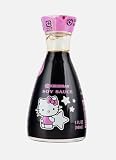 Kikkoman Hello Kitty Soy Sauce Dispenser 2025 Limited Edition – 5 oz Glass Bottle with Pink Cap – Collectible Sanrio Collab – Reusable Pourer for Soy Sauce, Dressings & Marinades