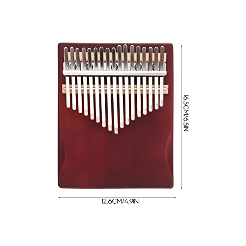ARTIBETTER 1 Conjunto de práticas de madeira Kalimba de 17 tons de piano para iniciantes, música par